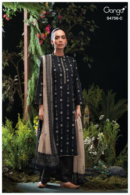 Ganga nityasha 4756 dress material wholesale